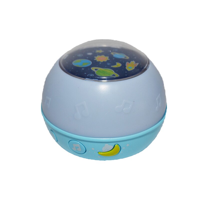 Lampa de veghe muzicala cu proiector Mini Junior O-1833B, Multicolor
