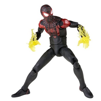 Figurina Articulata Marvel Game Verse Black Suit Spiderman Miles Morales 15cm Figurina Articulata Marvel Game Verse Black Suit Spiderman Miles Morales 15cm