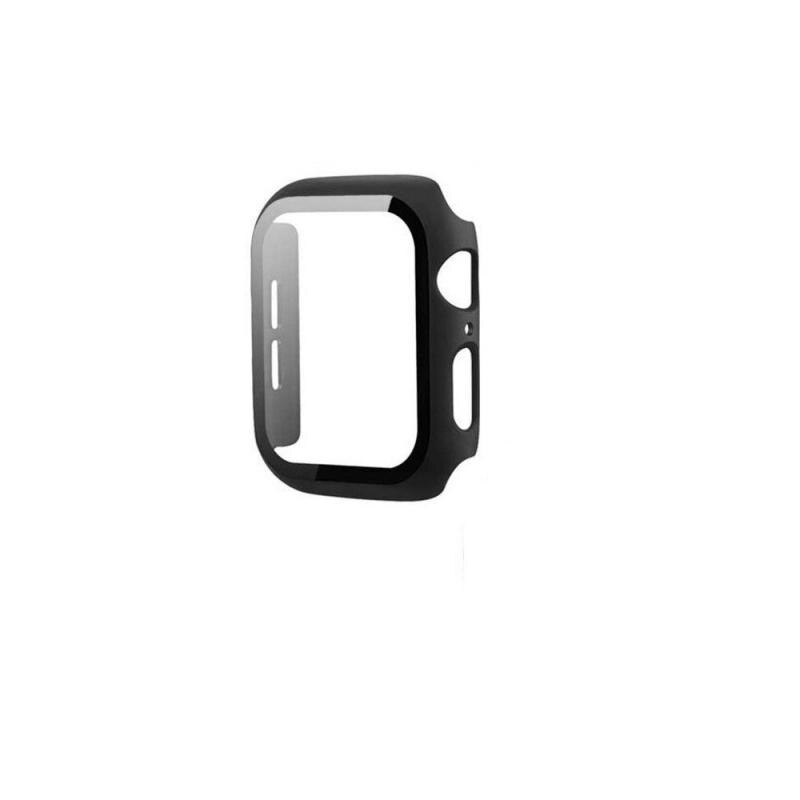 Carcasa cu protectie ecran TECH-PROTECT Defense 360 compatibila cu Apple Watch 7 (45 mm) Black