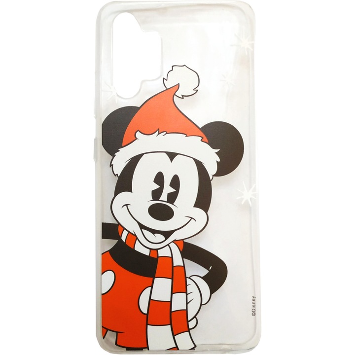 Предпазен гръб Disney Case, 039, Mickey, Partial print, за Samsung Galaxy A32, Прозрачен/Многоцветен