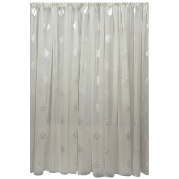 Perdea ivoire brodata ivoire, din colectia  Perdea ivoire brodata ivoire, din colectia