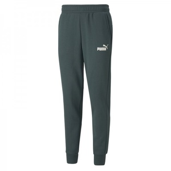 Pantaloni Puma ess logo pants fl cl 586715-80, Barbati, XS INTL, Verde Pantaloni Puma ess logo pants fl cl 586715-80, Barbati, XS INTL, Verde