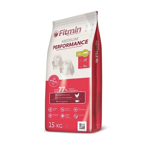 Hrana uscata Medium pentru caini, Fitmin, Pui, 15 kg