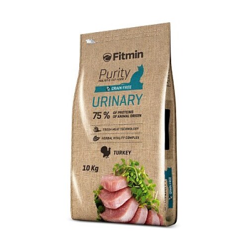 Hrana uscata Purity Urinary pentru pisici, Fitmin, Pui, 10 kg