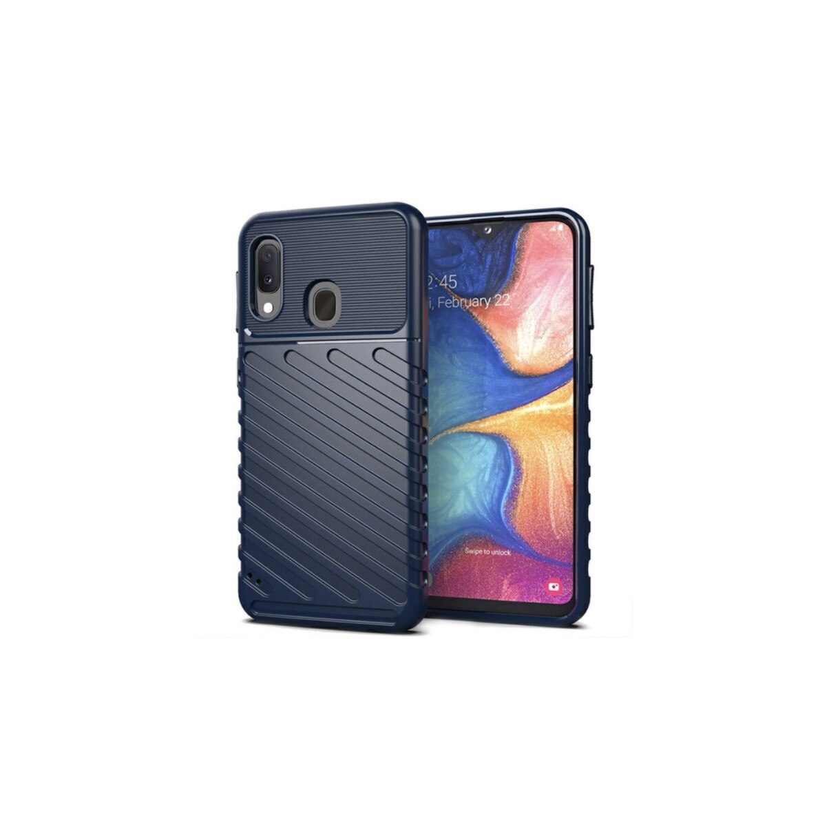 Husa pentru Samsung Galaxy A20e, Bleumarin