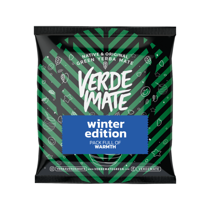 Стартов комплект Yerba Mate Winter, Green Mate, плодов вкус, 50 гр