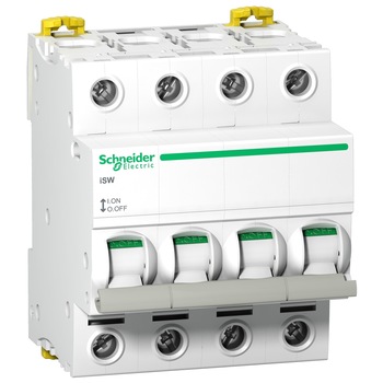 Separator sarcina, tetrapolar, 4 module, 63A, 4p, ISW, 415V, SMTA9S65463, Schneider, smartsistem Separator sarcina, tetrapolar, 4 module, 63A, 4p, ISW, 415V, SMTA9S65463, Schneider, smartsistem