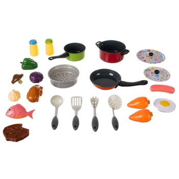 Set Jucarie Vase De Bucatarie Plus Accesorii Set Jucarie Vase De Bucatarie Plus Accesorii