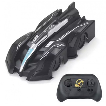 Masina care merge pe tavan, Wall Climber, negru Masina care merge pe tavan, Wall Climber, negru