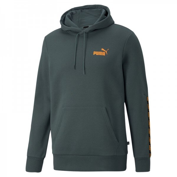 Hanorac Puma power tape hoodie fl 589411-80, Barbati, XS INTL, Verde
