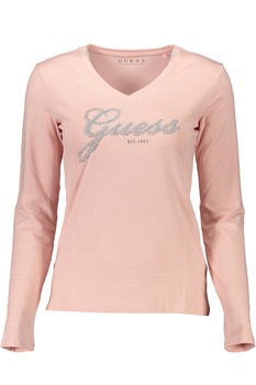 Bluza dama, GUESS JEANS, 9204005, Logo, Roz, Roz Bluza dama, GUESS JEANS, 9204005, Logo, Roz, Roz