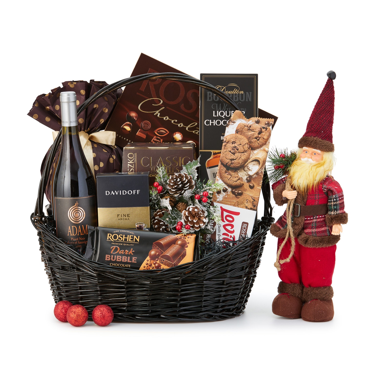 Cos cadou MB 6 vin rosu Adam pinot noir & cabernet sauvignon 750 ml, 2 kg