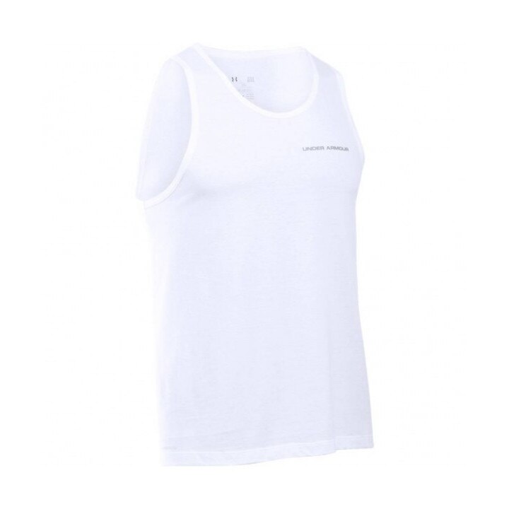 Maieu Charged Tank, Under Armour, Bumbac, Alb