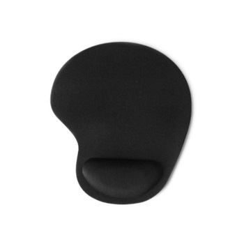 Mouse Pad textil cu suport confortabil pentru incheietura mainii, Negru Mouse Pad textil cu suport confortabil pentru incheietura mainii, Negru