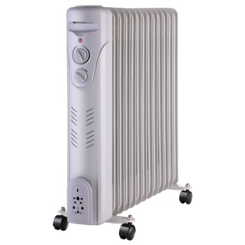 Radiator electric Deco, 3 trepte, 2500 W, 580 x 125 x 564 mm, 13 elementi, termostat reglabil Radiator electric Deco, 3 trepte, 2500 W, 580 x 125 x 564 mm, 13 elementi, termostat reglabil