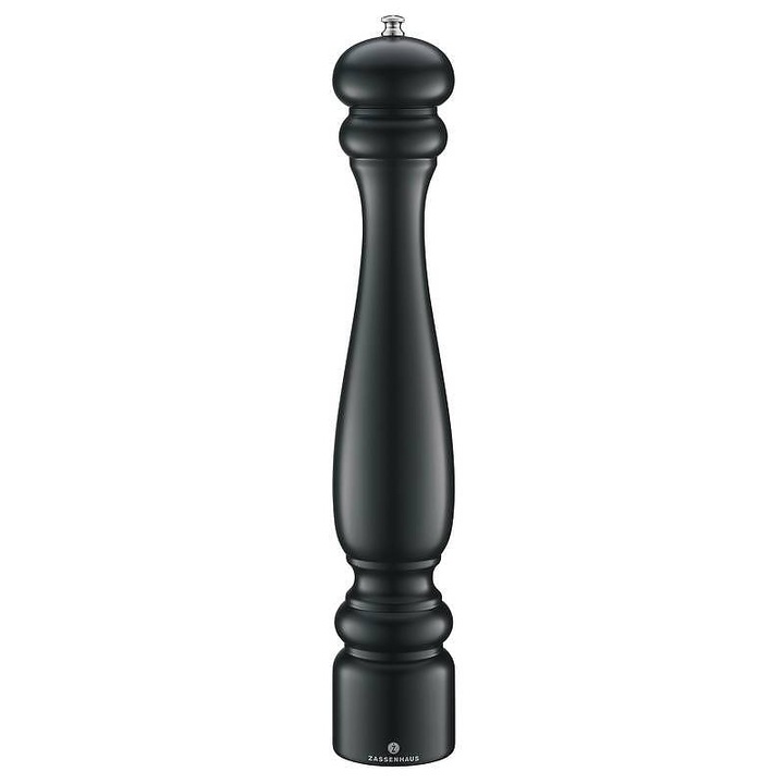 Rasnita pentru piper, Potsdam, Zassenhaus, Manual, Lemn, 40 cm, Negru