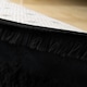 Covor Strado Shaggy 200x200, rotund moale de plus, Negru