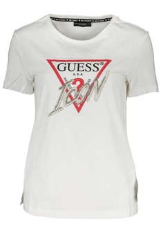 Tricou dama, Guess Jeans, 9205033, Logo, Alb, Alb, L Tricou dama, Guess Jeans, 9205033, Logo, Alb, Alb, L