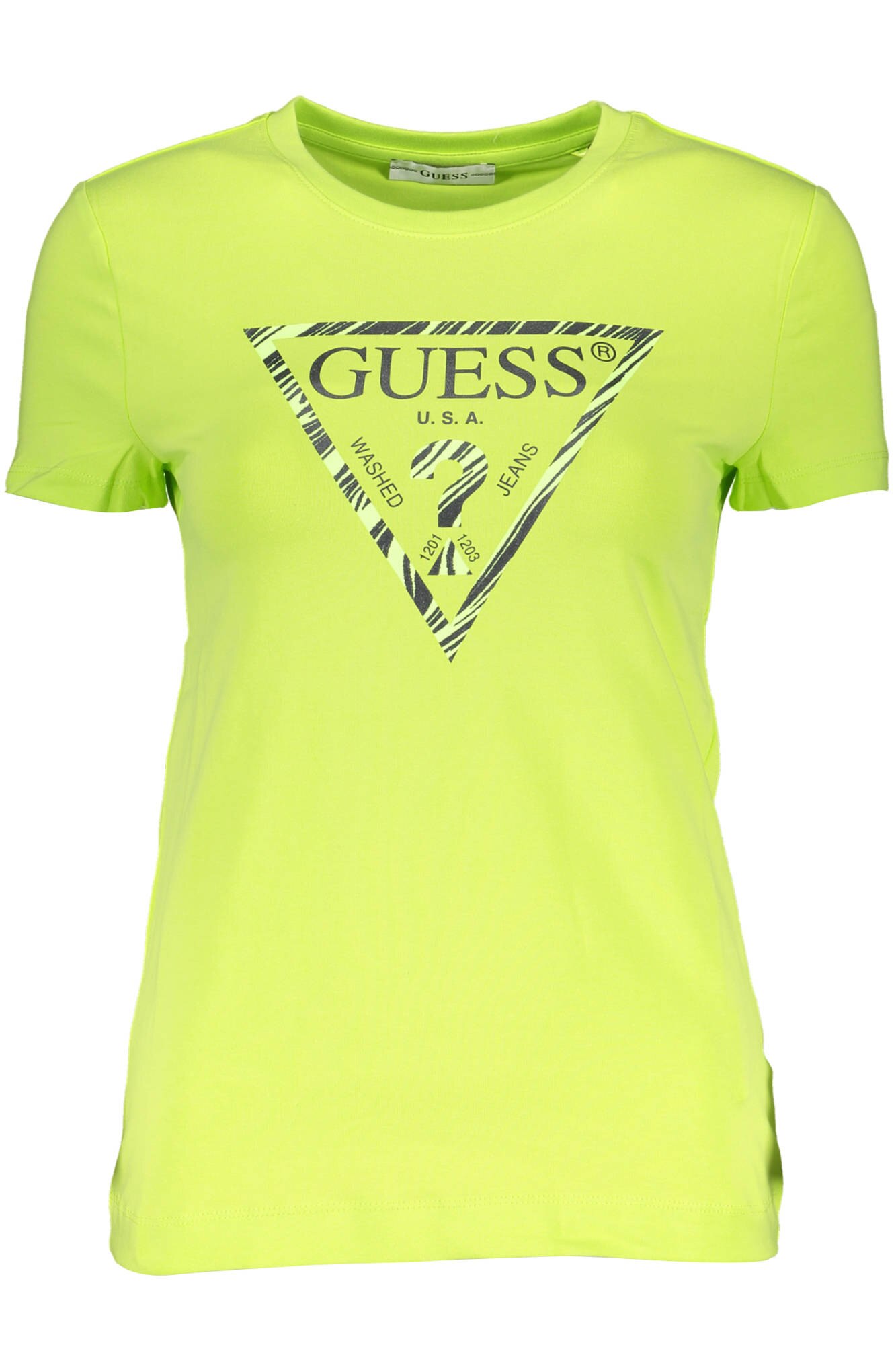 Tricou dama, Guess Jeans, 9205193, Logo, Galben