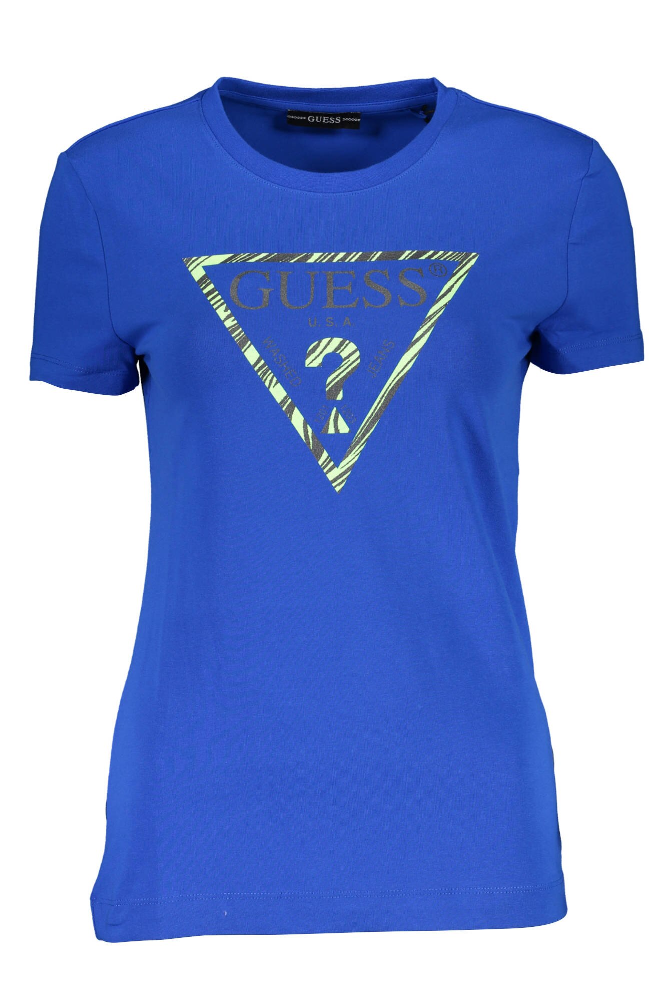 Tricou dama, Guess Jeans, 9205188, Logo, Albastru, Albastru