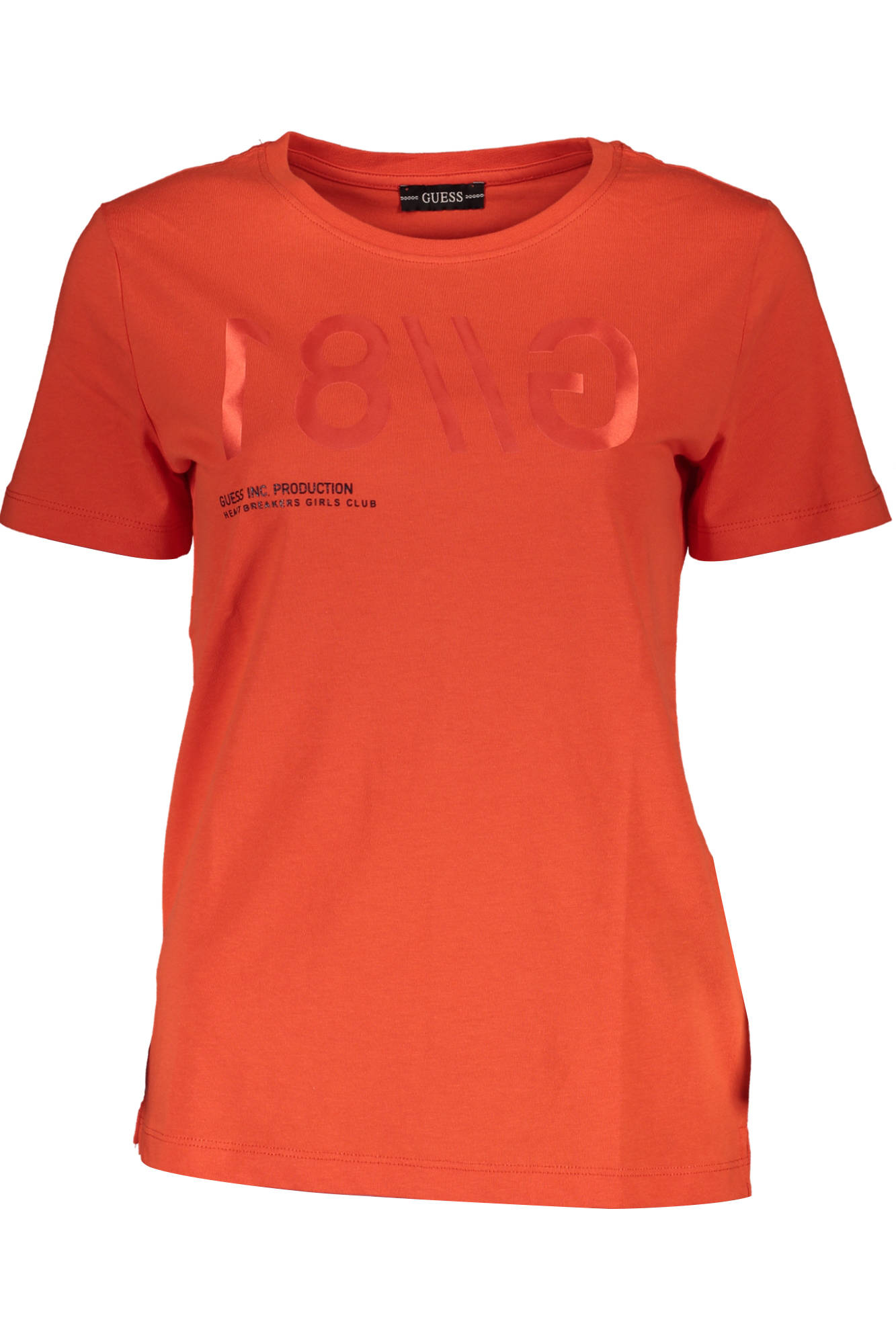 Tricou dama, Guess Jeans, Logo, Rosu, Rosu