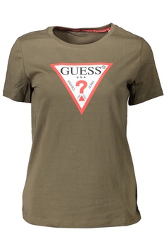 Tricou dama, Guess Jeans, 9205304, Logo, Verde, Verde, S Tricou dama, Guess Jeans, 9205304, Logo, Verde, Verde, S