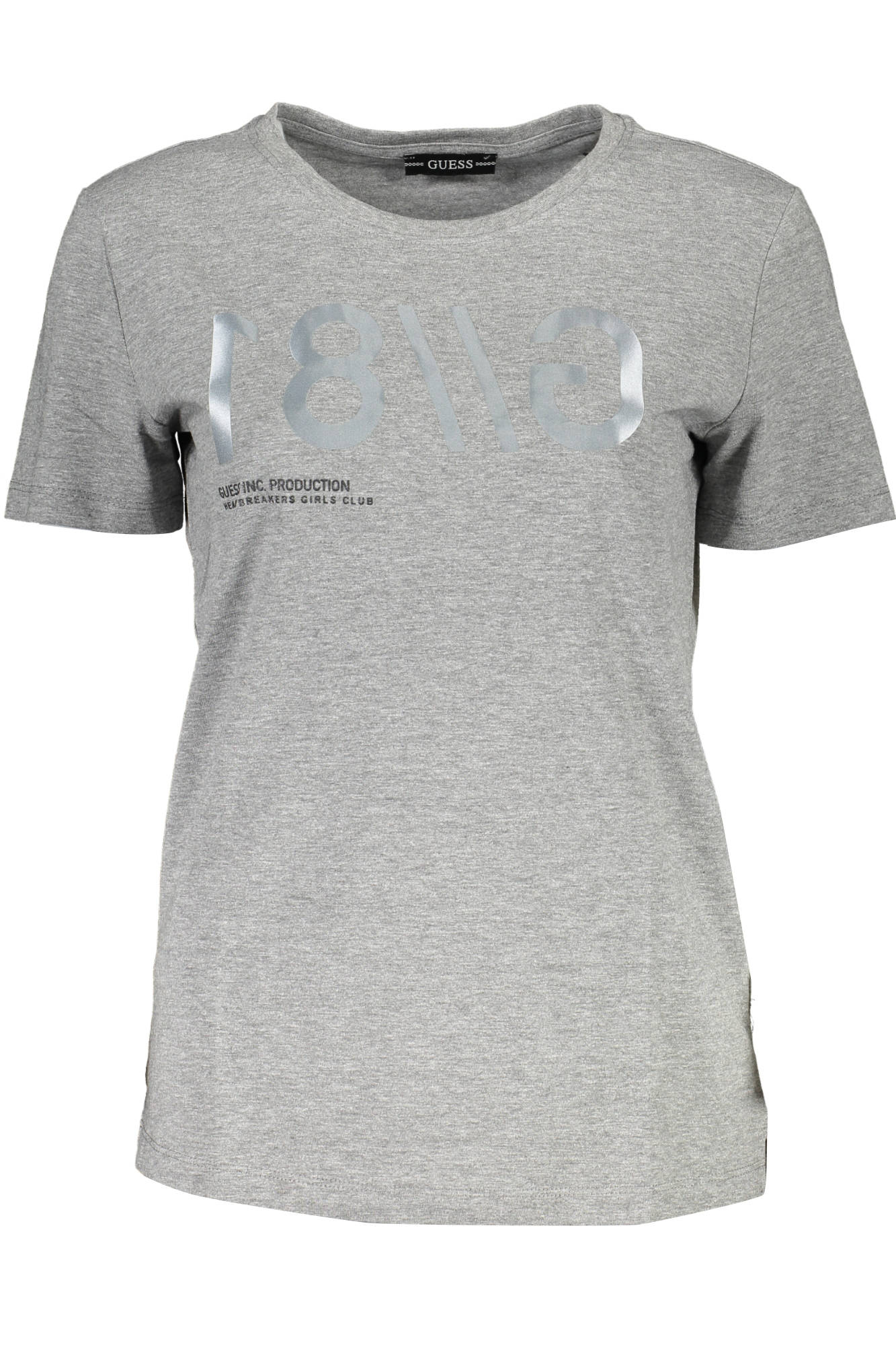 Tricou dama, Guess Jeans, 9205390, Logo, Gri, Gri