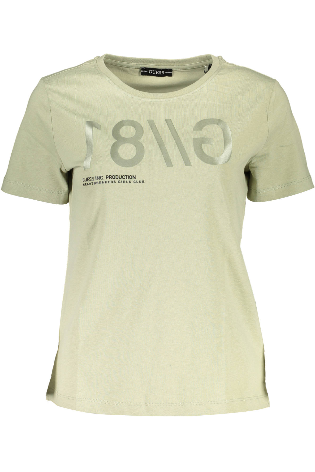 Tricou dama, Guess Jeans, 9205400, Logo, Verde, Verde