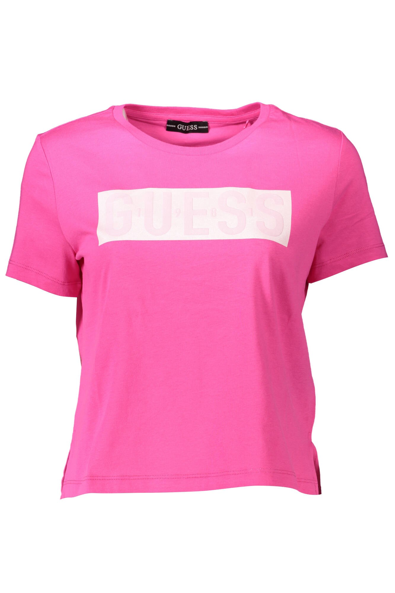 Tricou dama, Guess Jeans, 9205382, Logo, Roz, Roz