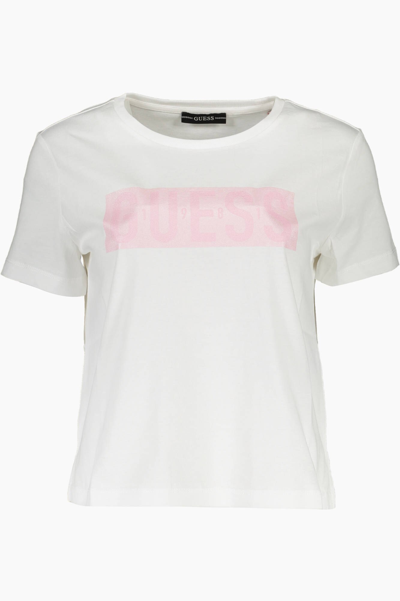 Tricou dama, Guess Jeans, 9205356, Logo, Alb, Alb