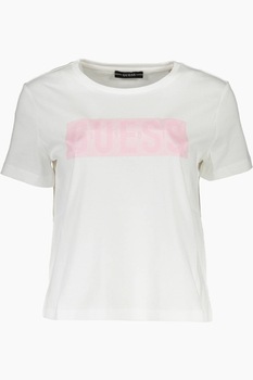 Tricou dama, Guess Jeans, 9205357, Logo, Alb Tricou dama, Guess Jeans, 9205357, Logo, Alb