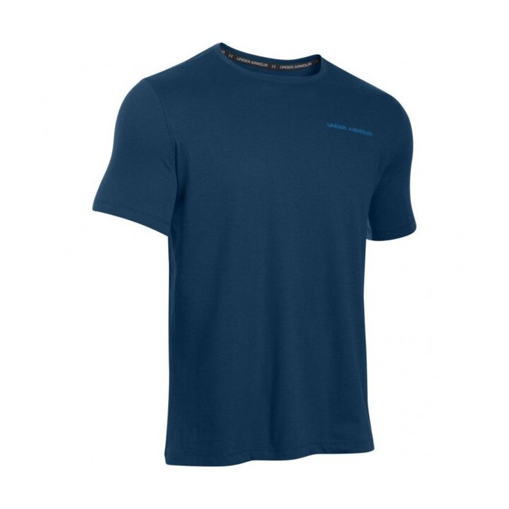 Tricou sport barbati Charged, Under Armour, Albastru, S