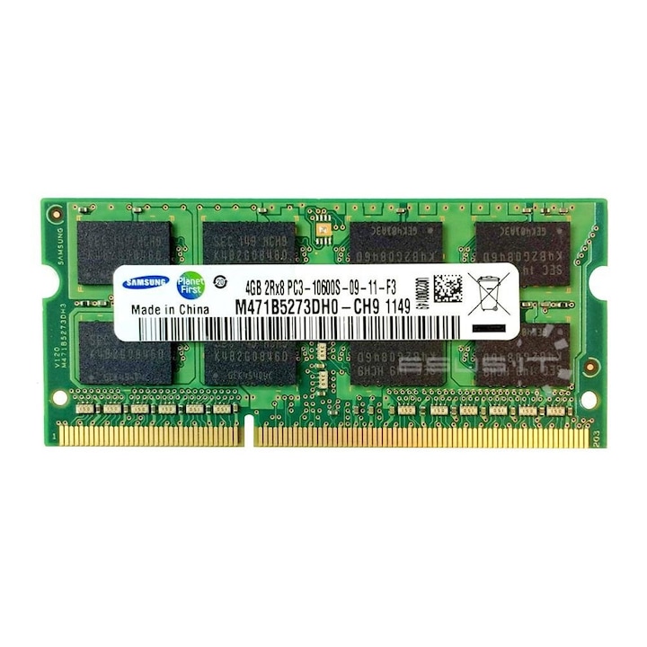 Samsung RAM memória, laptophoz, 4 GB sodimm ddr3, 1333 Mhz