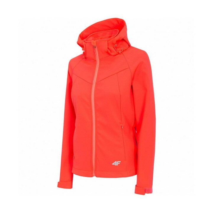 Jacheta de dama 4F H4L20-SFD002, marime: XS, ROSU