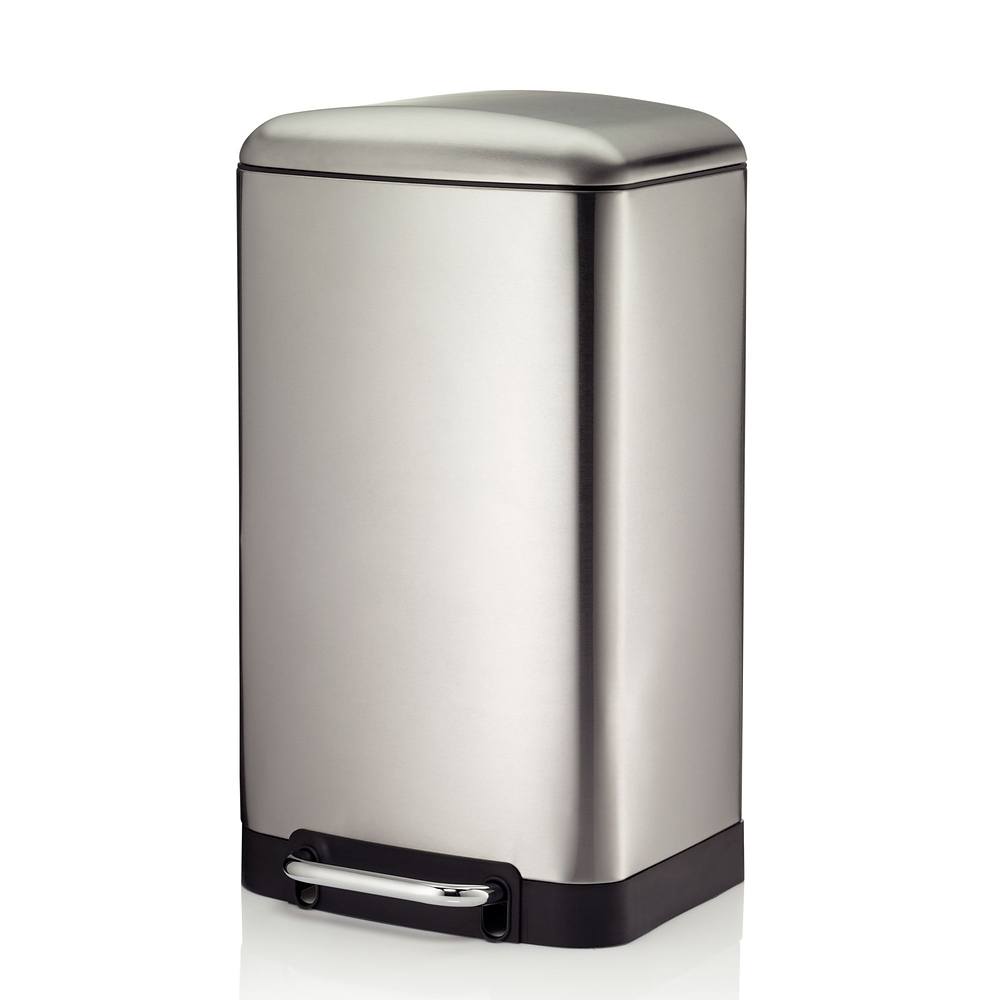 Cos de gunoi, Davino, Cu pedala, Kela, 30 l, Argintiu