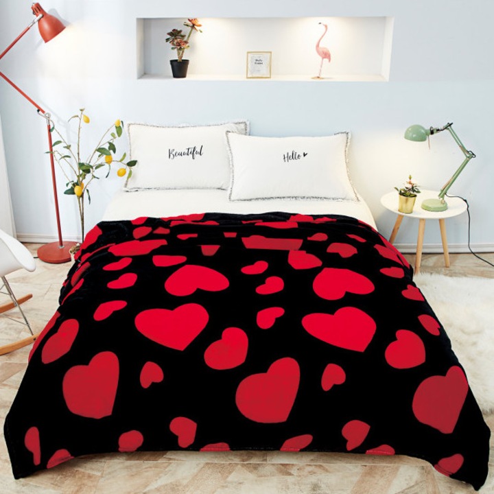 Меко одеяло, cocolino, OMNP439, 200X220см, за двойно легло, с шарка, многоцветно