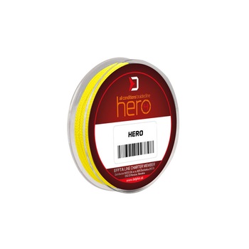 Fir Textil Model HERO 4 Culoare galben fluo Diametru 0,16mm Rezistenta 10,00kg Lungjme 15m Fir Textil Model HERO 4 Culoare galben fluo Diametru 0,16mm Rezistenta 10,00kg Lungjme 15m