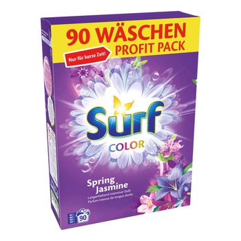Detergent pudra Surf Color Spring Jasmine 90 spalari 5,13 kg Detergent pudra Surf Color Spring Jasmine 90 spalari 5,13 kg