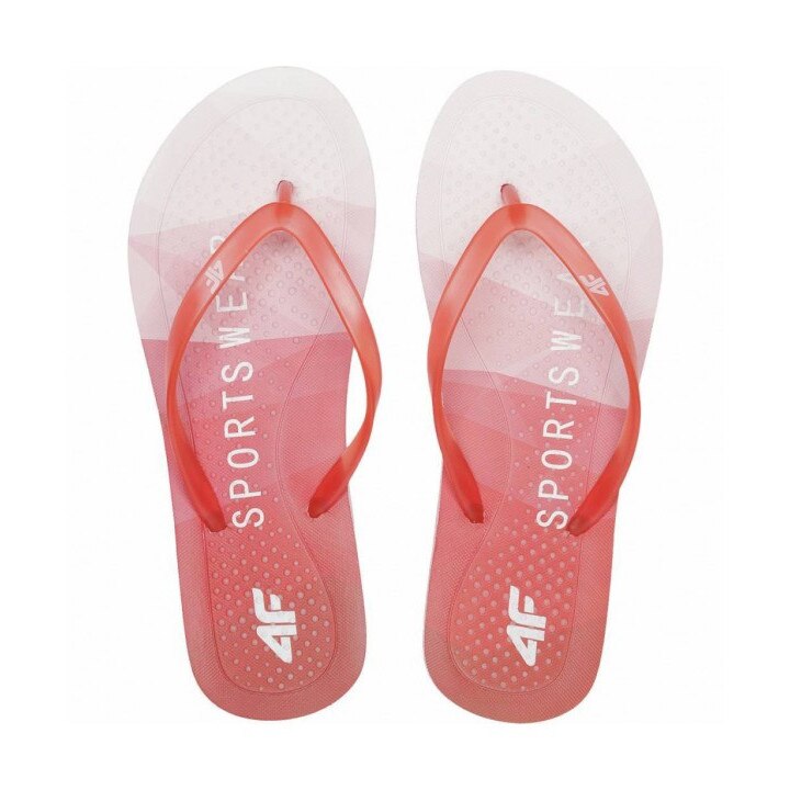 Slapi 4F, H4L21-KLD004, Cauciuc, Rosu, 38