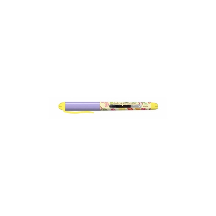 Химикалка Ecada Fete Iubarete, жълто/лилаво тяло