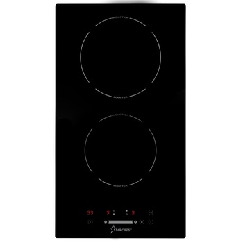 Plita incorporabila STARCREST SIH-GT3222, Inductie, 2 zone de gatit, 9 trepte de putere, Touch control, Timer, Sticla Neagra Plita incorporabila STARCREST SIH-GT3222, Inductie, 2 zone de gatit, 9 trepte de putere, Touch control, Timer, Sticla Neagra