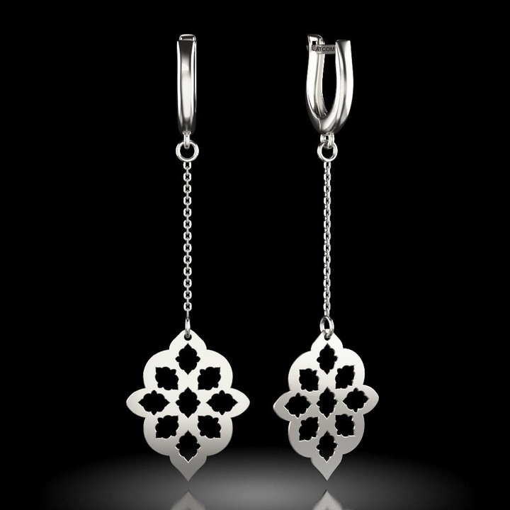 Ezüst fülbevaló modell 63