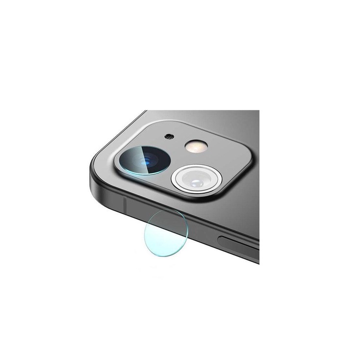 A fényképezőgép védőfóliája kompatibilis az Apple iPhone 12 Mini Anti-Shock Nano Glass Viceversa készülékkel