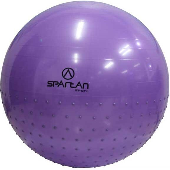 Minge Spartan, Pentru imbunatatirea functiilor motorii, Greutate maxima suportata 150 kg, Mov, Cu striatii