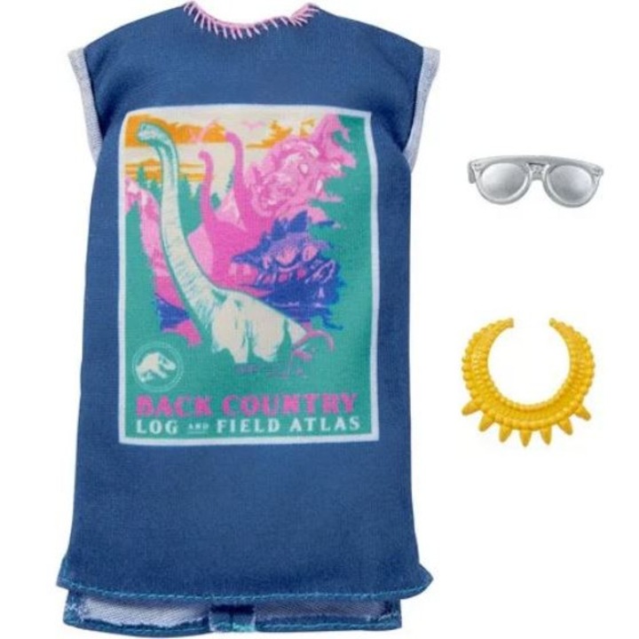 Barbie baba ruhakészlet, Jurassic World csomag ruhával, 3 év+