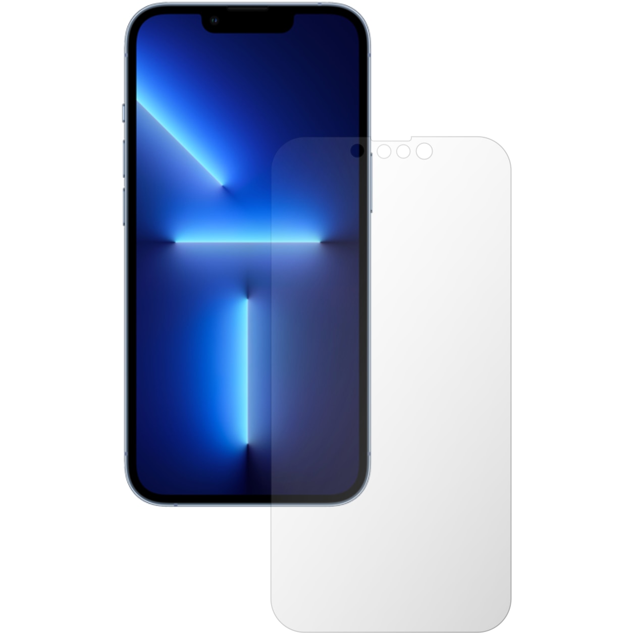 Folie Protectie Ecran Invisible Skinz UHD AutoRegeneranta pentru Apple iPhone 13 Pro - Full Cut, Siliconica Ultra-Clear cu Acoperire Totala,Full Display Cover, Adeziva si Flexibila