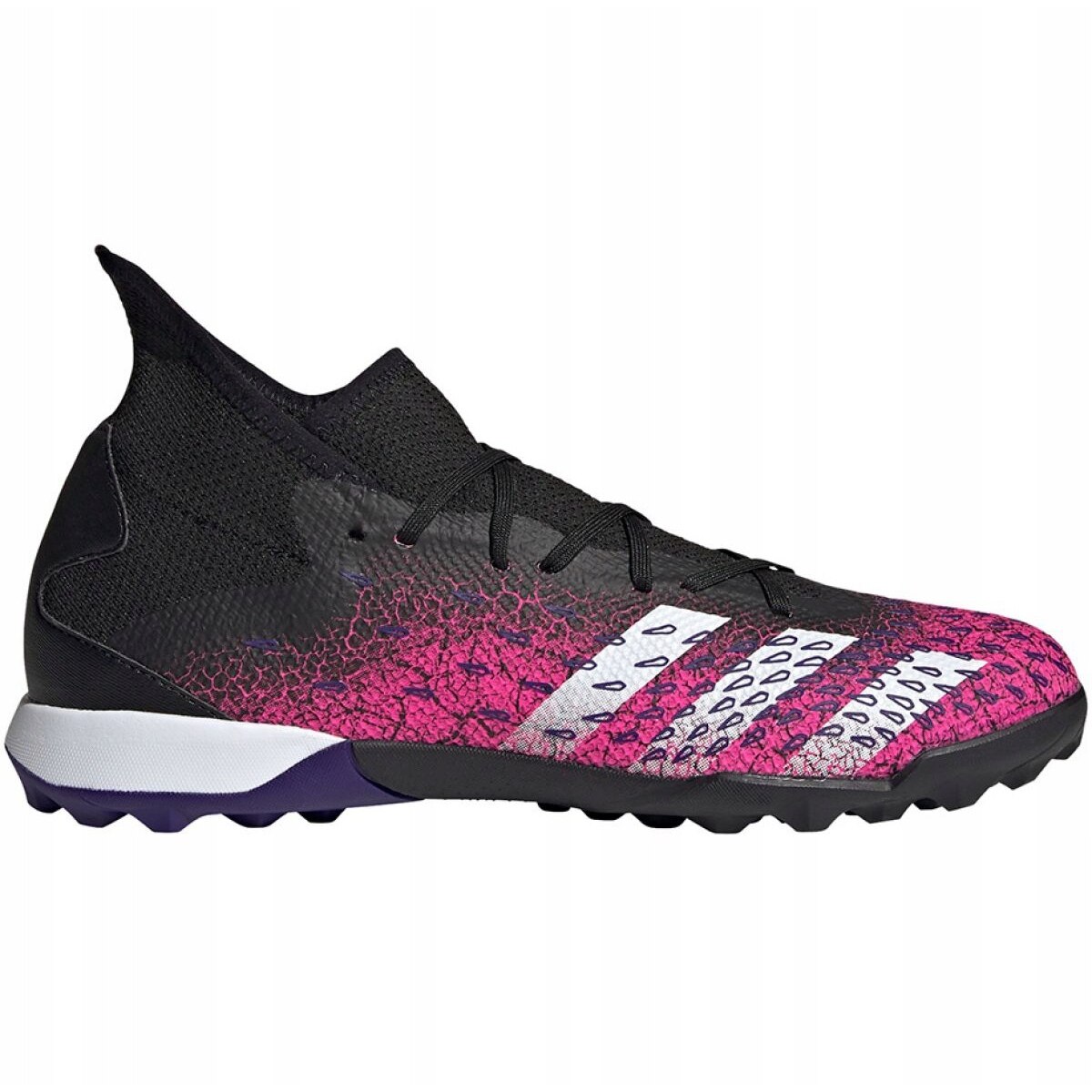 Pantofi de fotbal, Adidas, BM113271, Alb, negru, roz