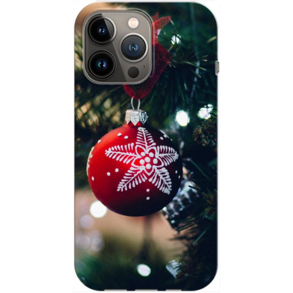 Husa craciun compatibila cu Apple iPhone 13 model Snowflake Christmas Globe, Silicon, TPU, Viceversa
