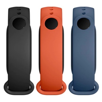 Set 3 bucati Curea Bratara Xiaomi Mi Smart Band 6 Negru/Portocaliu/Albastru Set 3 bucati Curea Bratara Xiaomi Mi Smart Band 6 Negru/Portocaliu/Albastru
