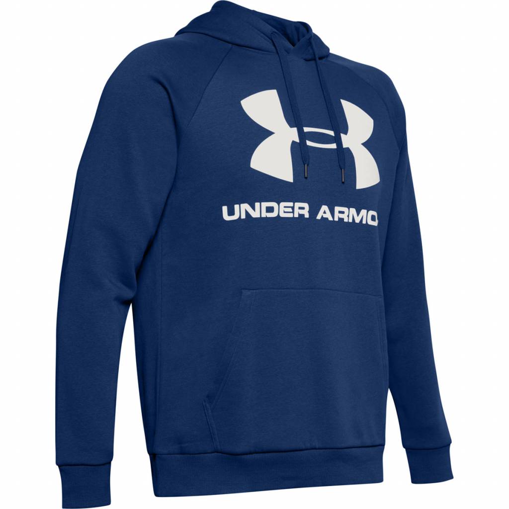 Hanorac pentru barbati Under Armour, RIVAL, Fleece, Albastru inchis, M